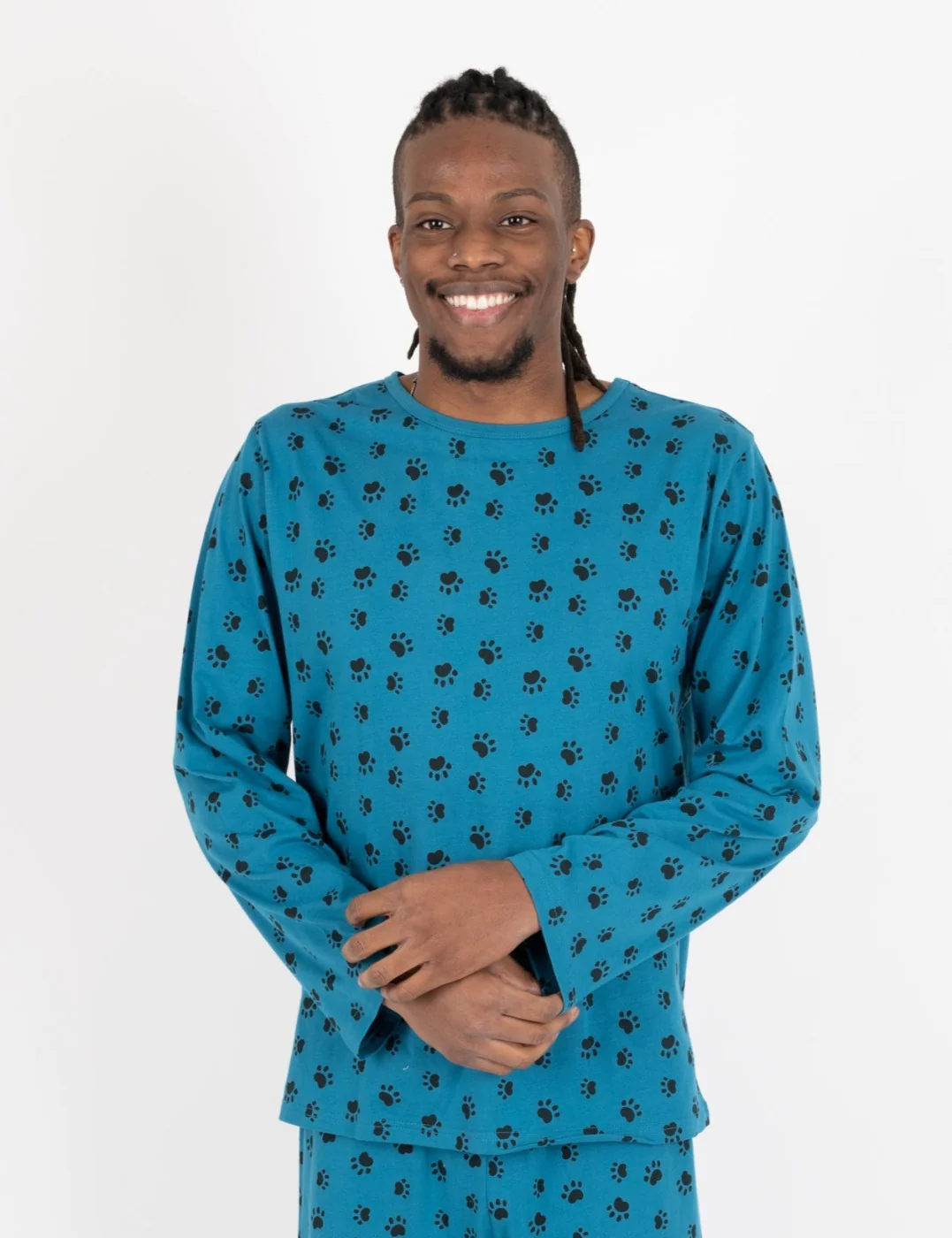 Men's Loose Fit Cotton Pajamas - Image 2