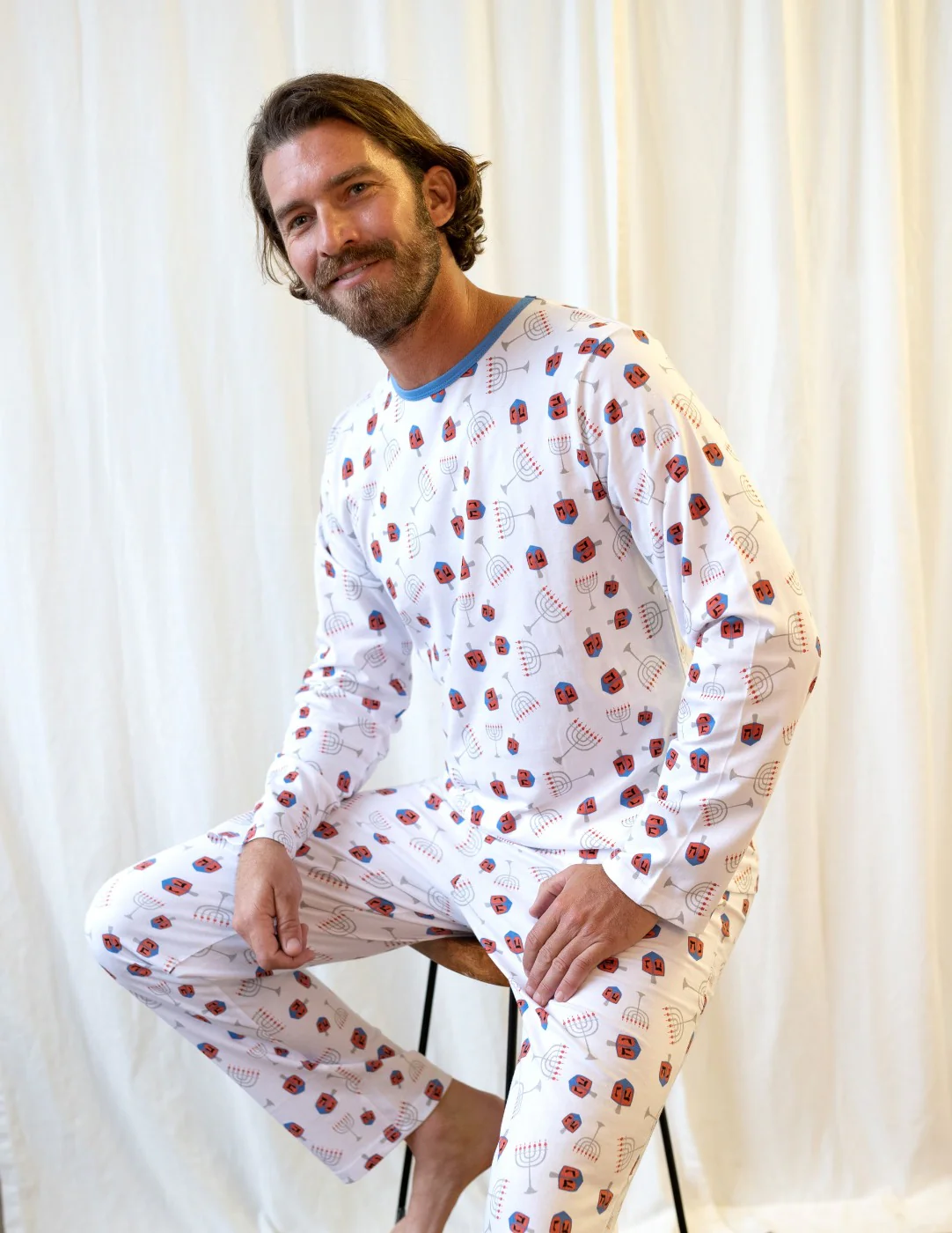 Men's Loose Fit Cotton Pajamas - Image 4