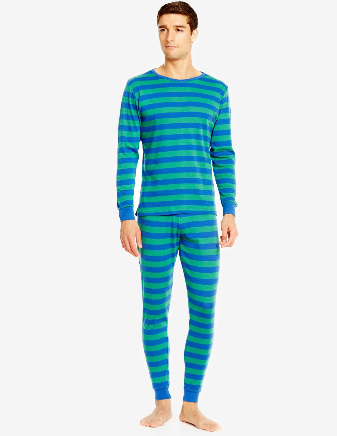 Men's Cotton Stripes Pajamas - Image 5