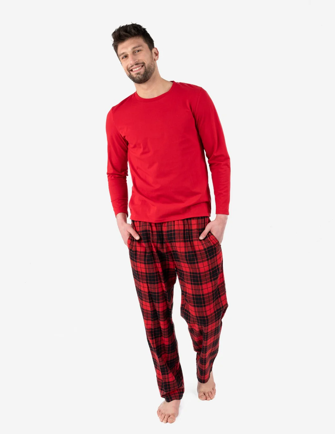 Men's Print Flannel Sets - Image 2