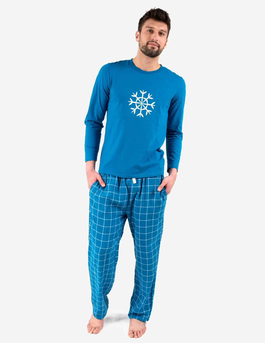 Men's Print Flannel Sets - Image 9