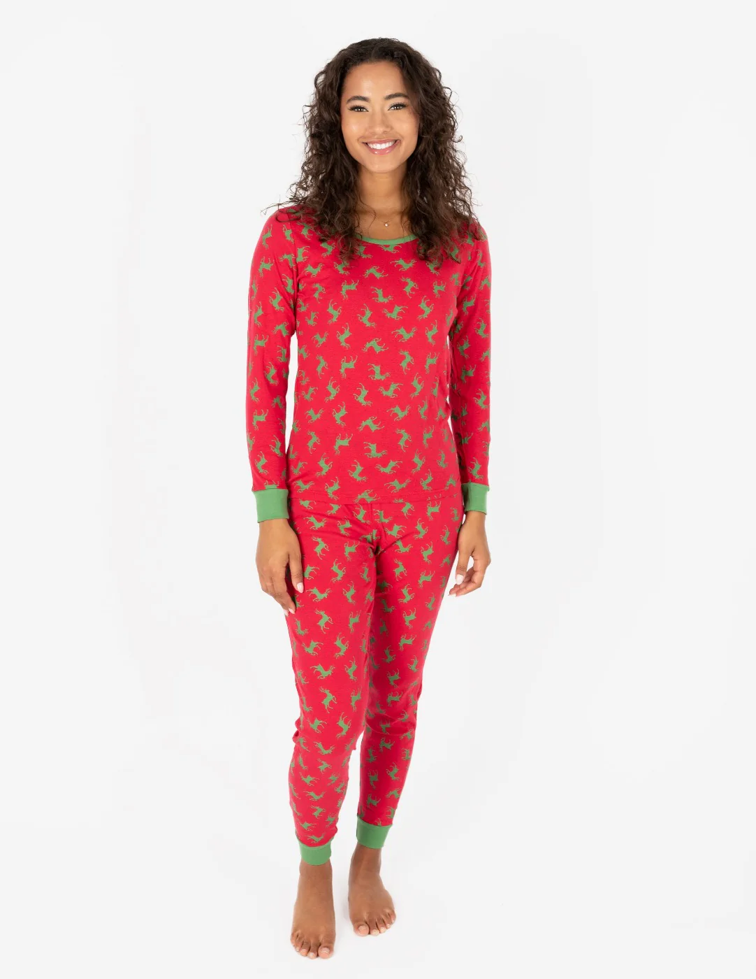 Women's Christmas Prints Pajamas - Image 5