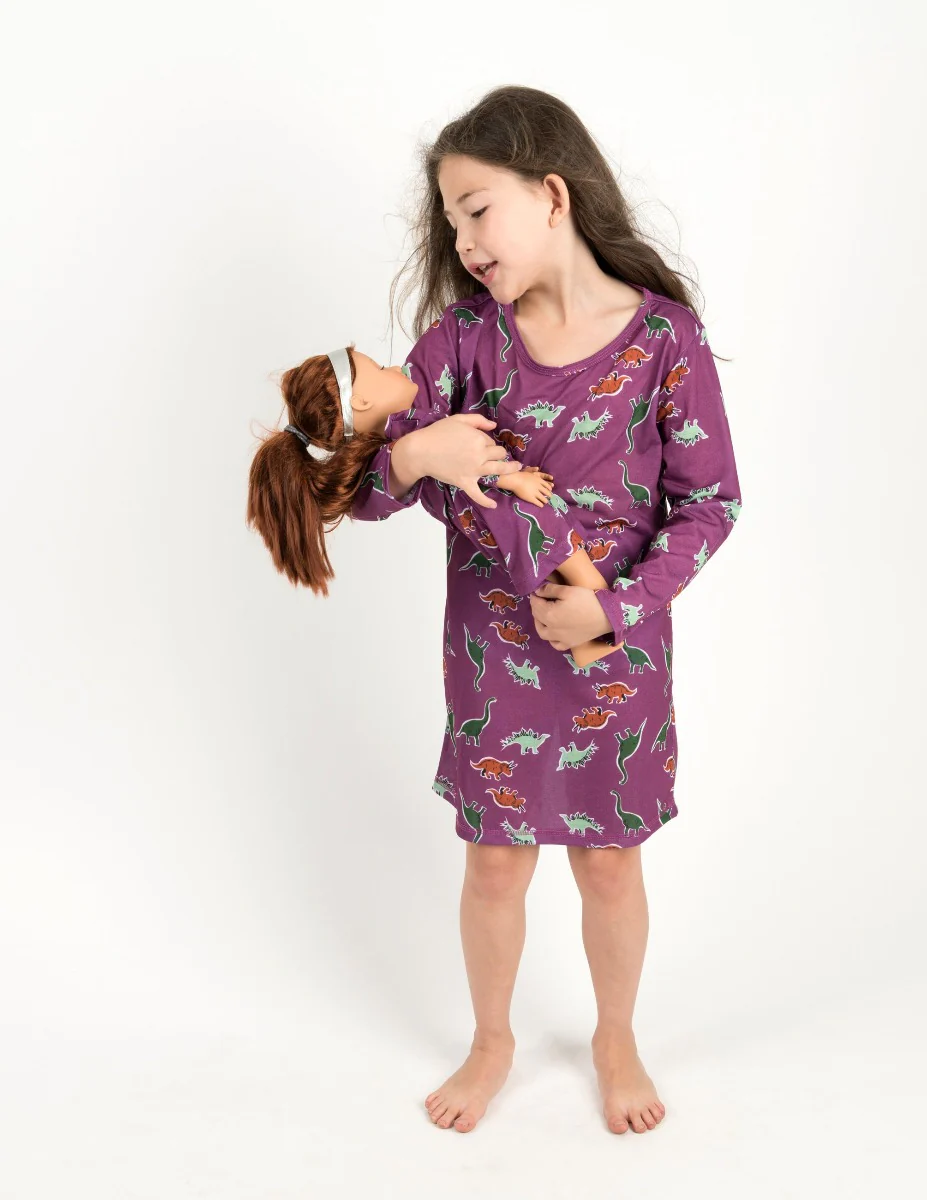 Matching Girl & Doll Nightgowns - Image 2