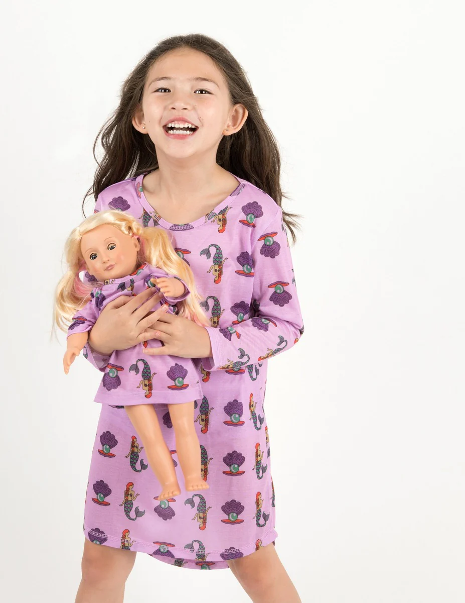 Matching Girl & Doll Nightgowns - Image 3