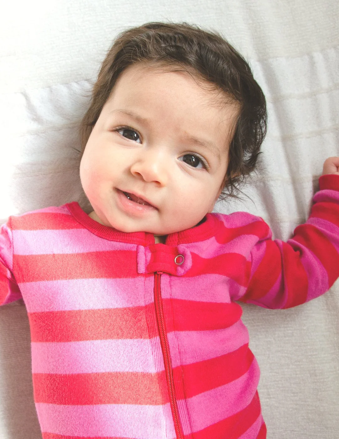 Baby Footed Pink Striped Pajamas - Image 7