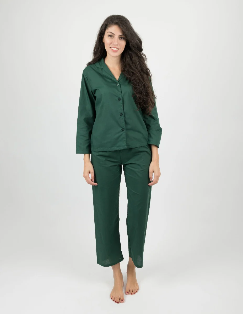Women's Clearance Classic Button Down Pajamas - Image 2