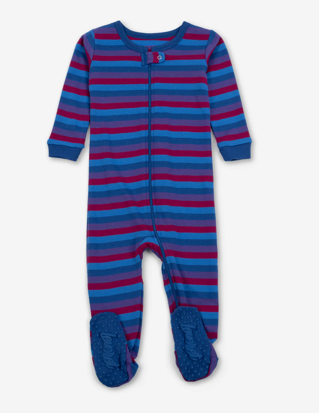 Footed Purple Stripes Pajamas - Image 7
