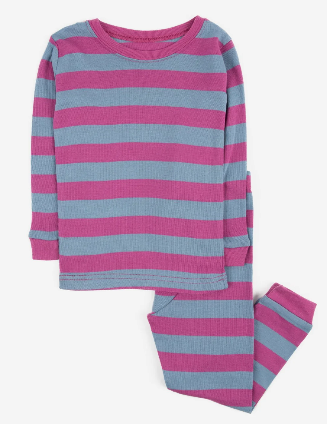 Purple Striped Cotton Pajamas - Image 6