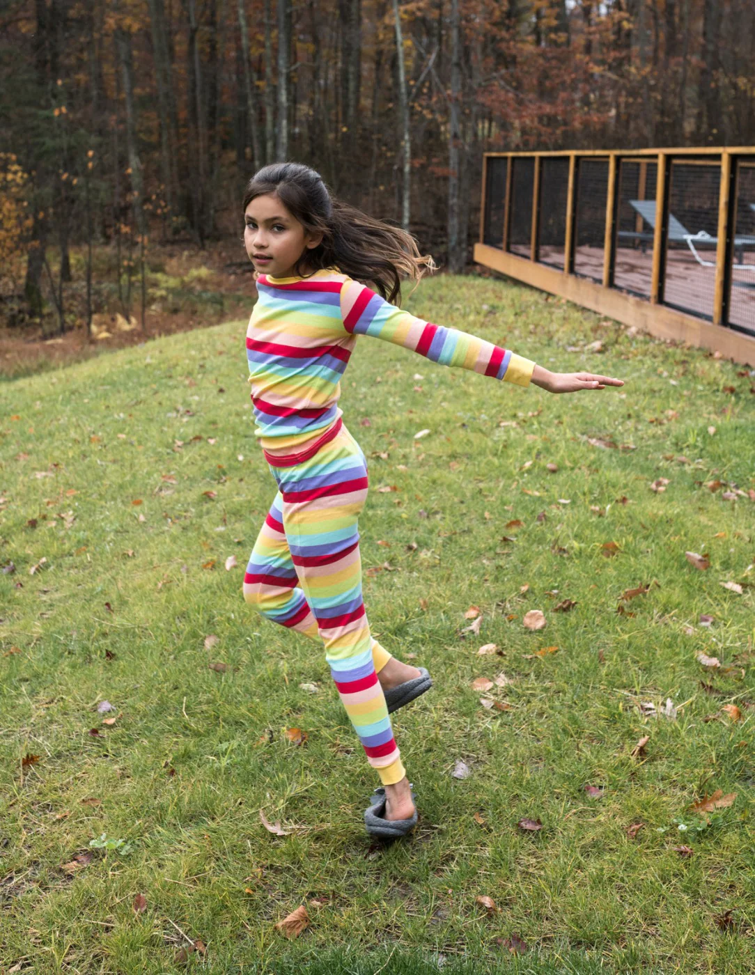 Rainbow Cotton Pajamas - Image 2