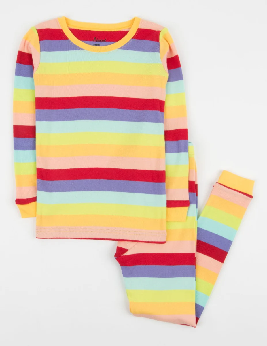 Rainbow Cotton Pajamas - Image 3