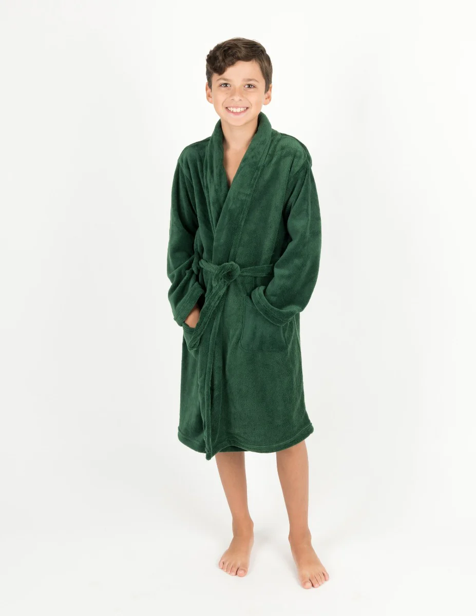 Fleece Shawl Collar Robe - Image 3