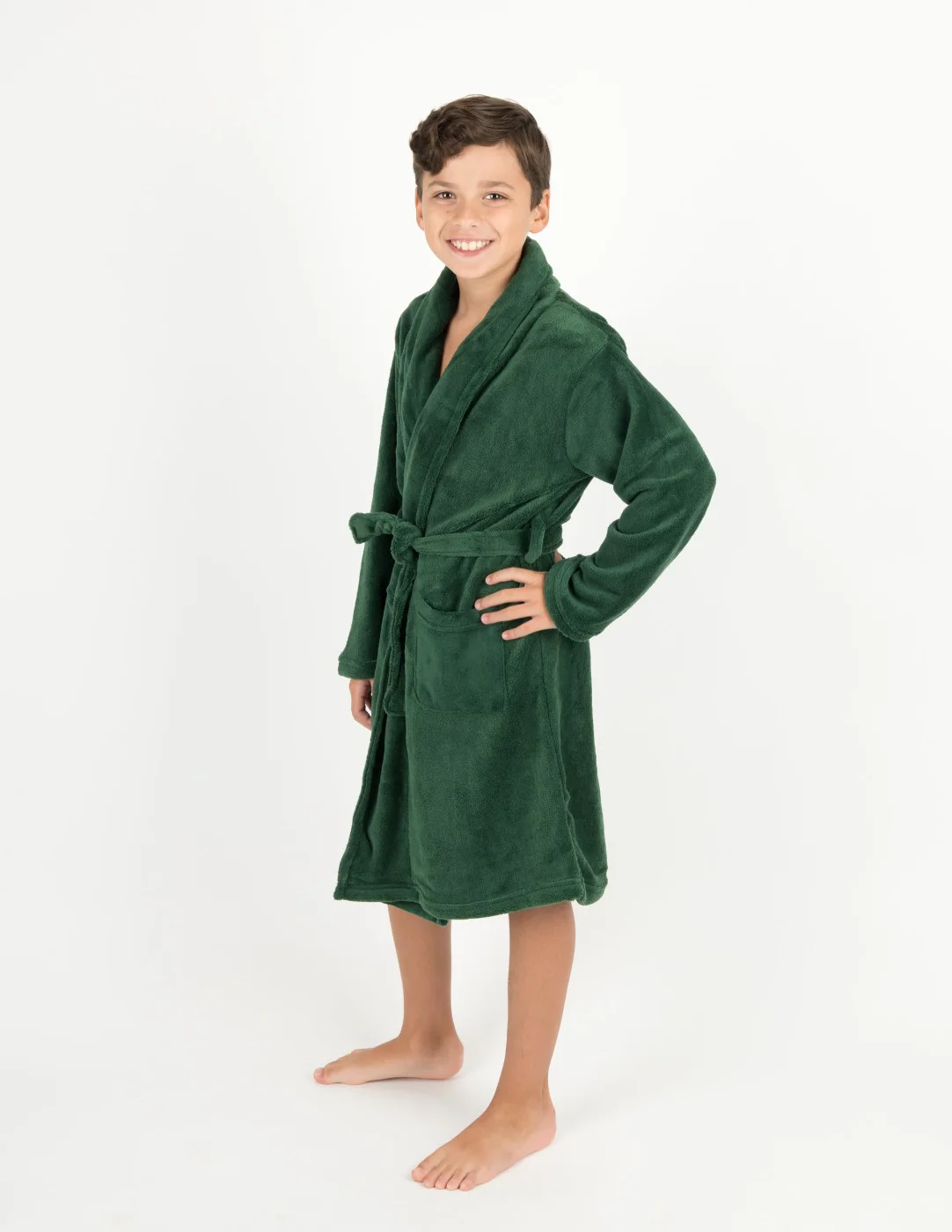 Fleece Shawl Collar Robe - Image 4