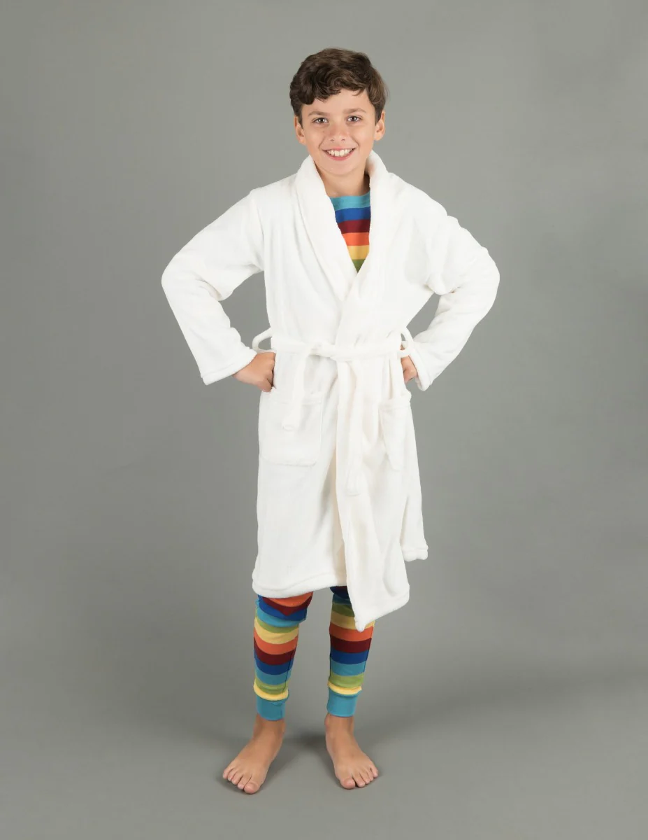 Fleece Shawl Collar Robe - Image 5