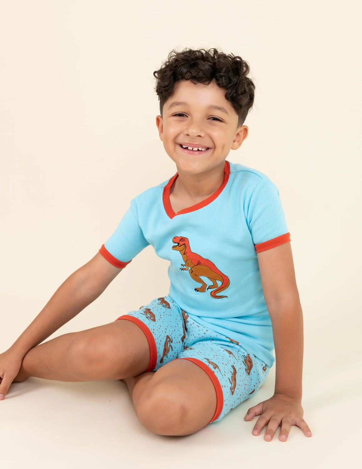 Short Sleeve Cotton Pajamas - Image 3