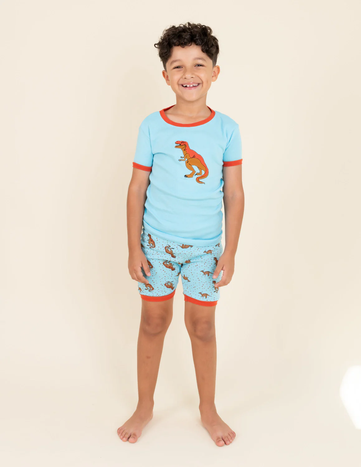 Short Sleeve Cotton Pajamas - Image 5
