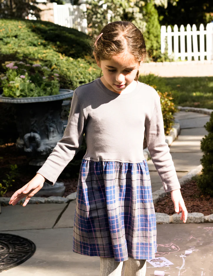 Matching Girl & Doll Plaid Cotton Skirt Dress - Image 11