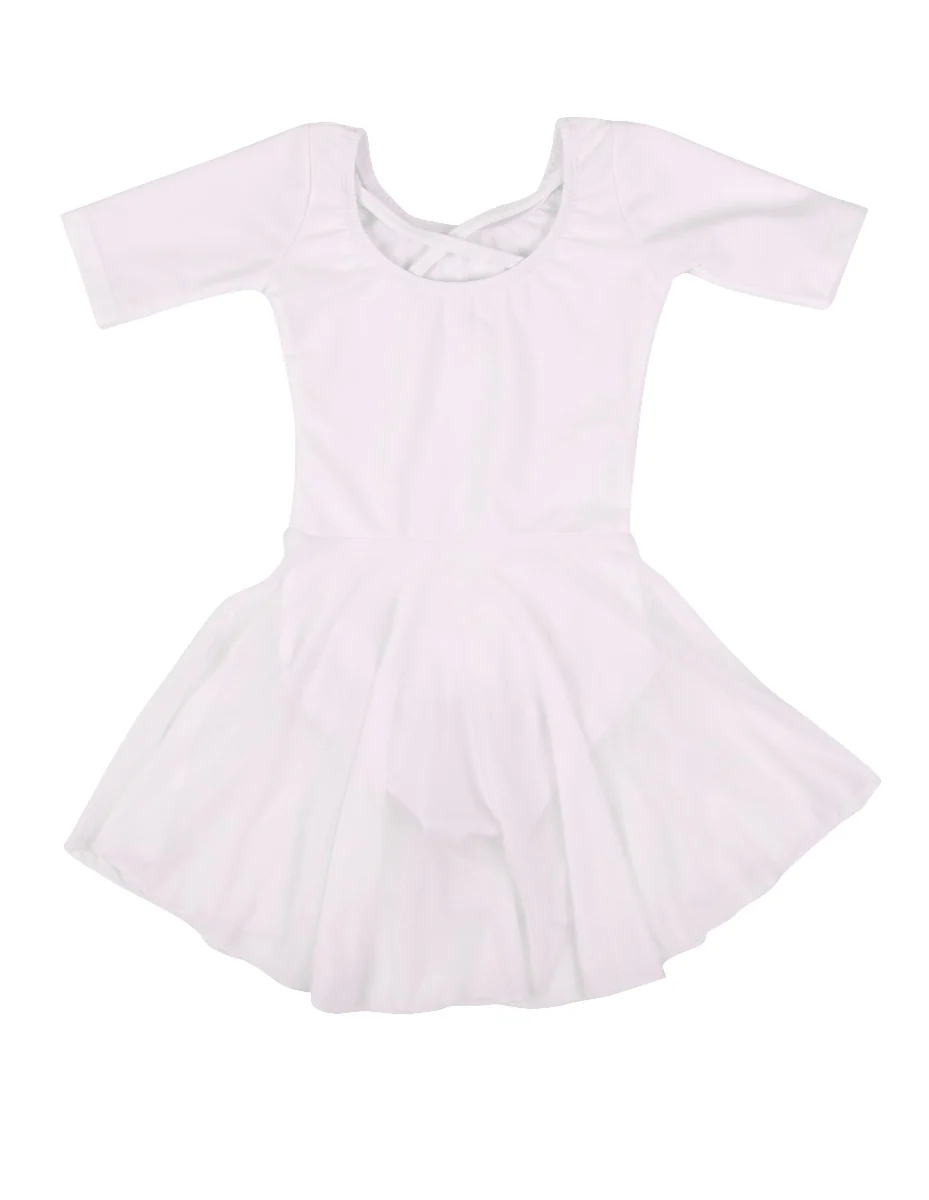 Short Sleeve Skirt Leotard - Image 13