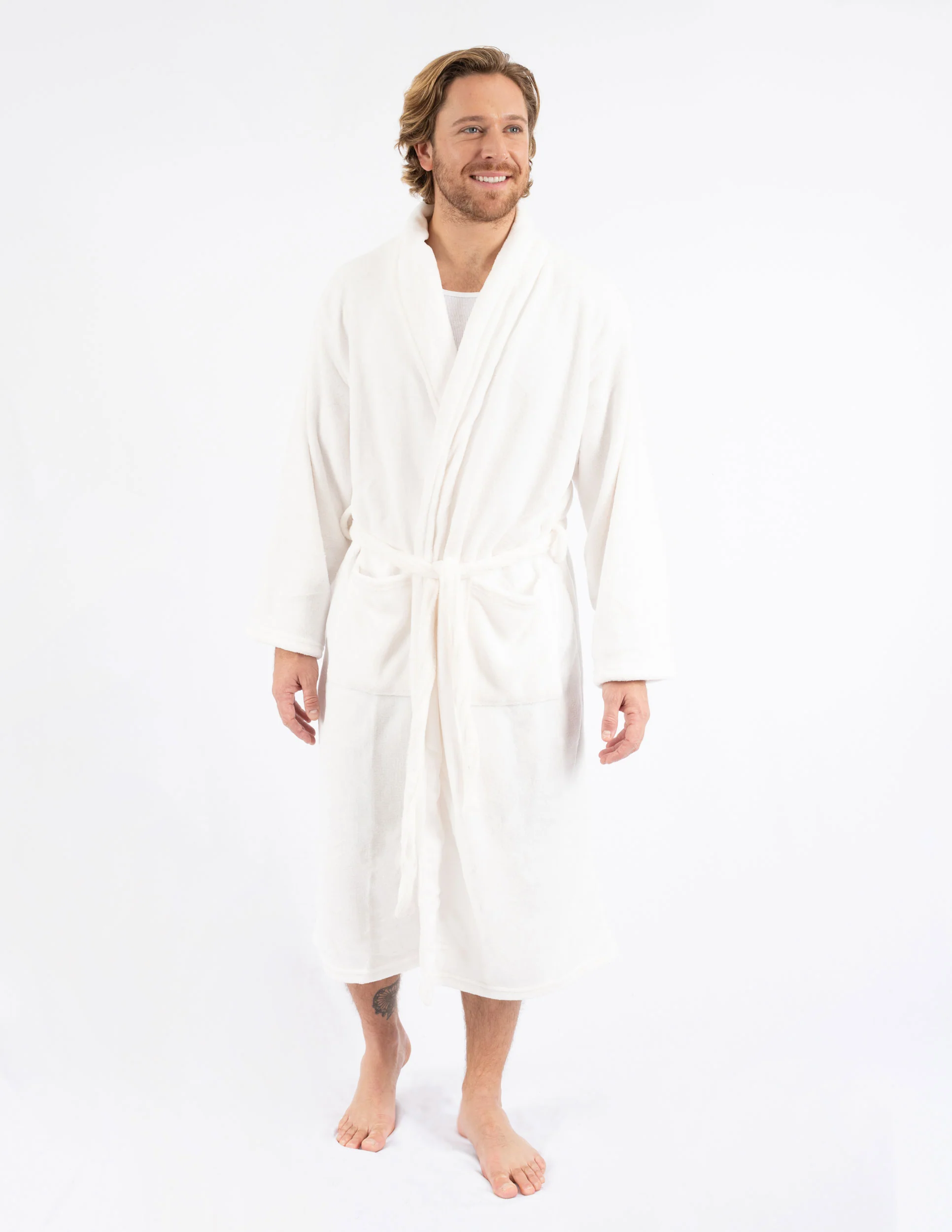Men's Soft Micro Fleece Bathrobe - Image 12