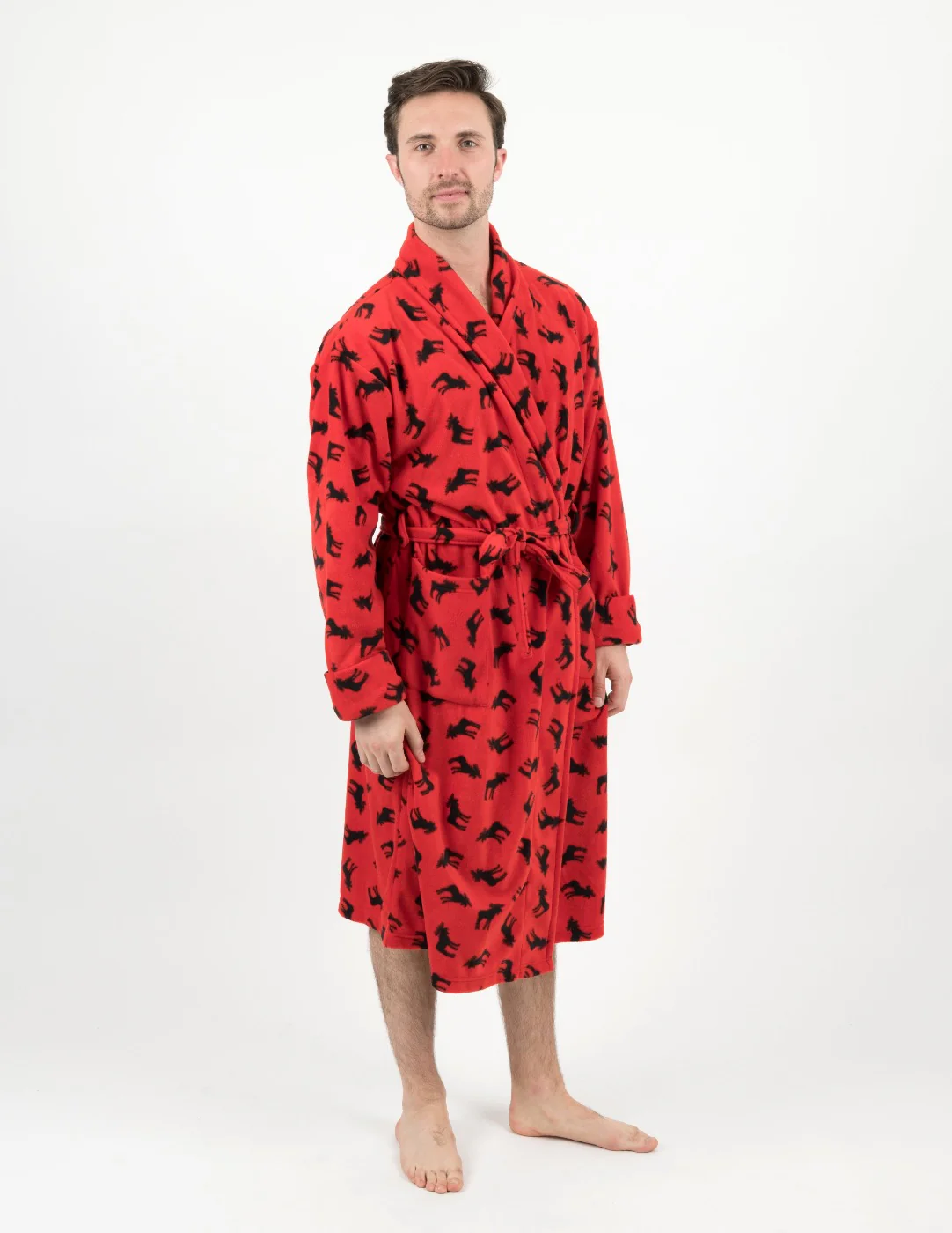 Men's Soft Micro Fleece Bathrobe - Image 6