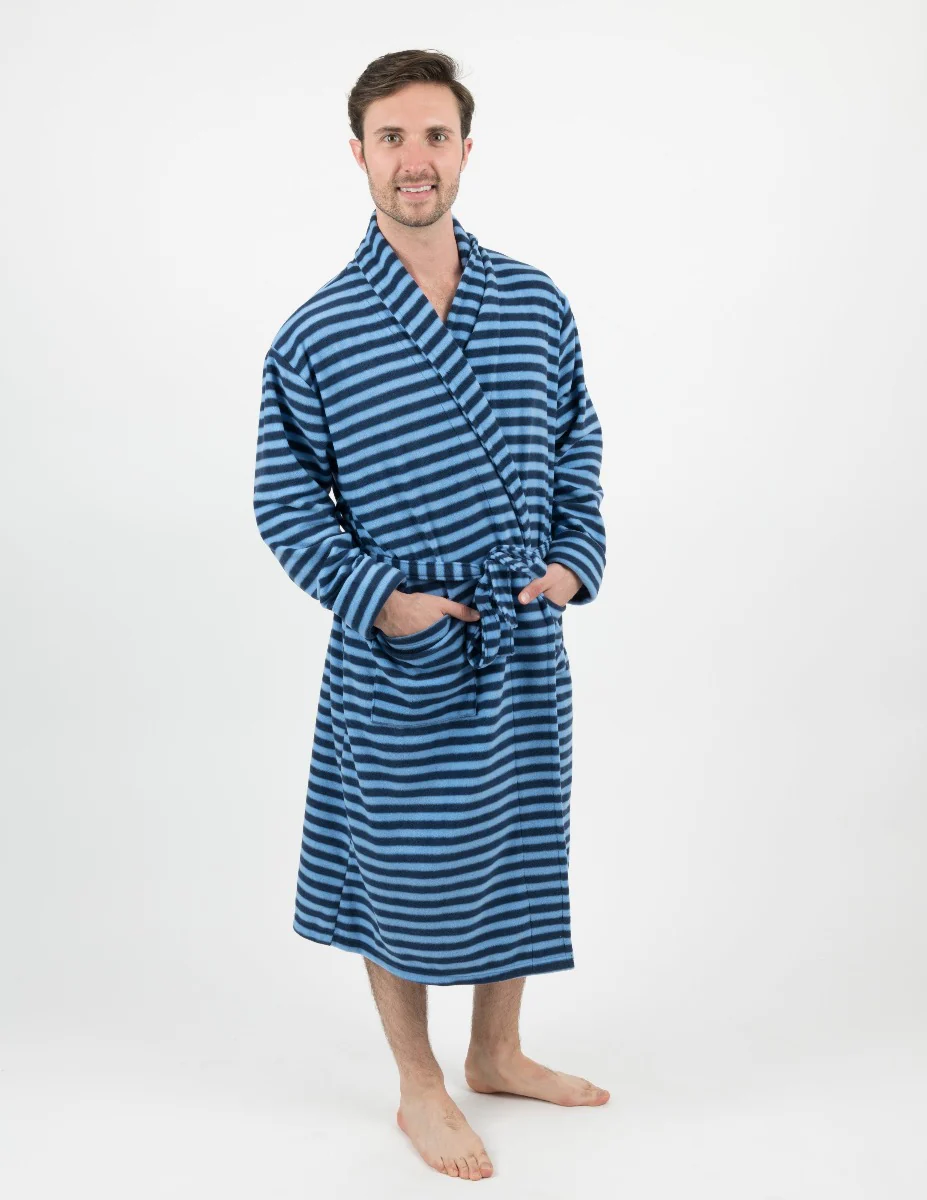 Men's Soft Micro Fleece Bathrobe - Image 7