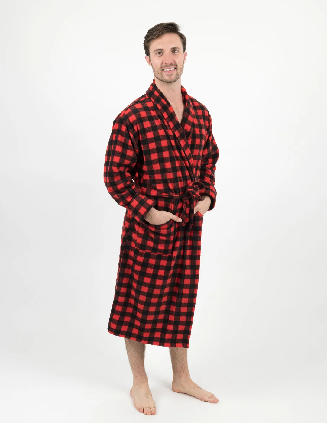 Men's Soft Micro Fleece Bathrobe - Image 9
