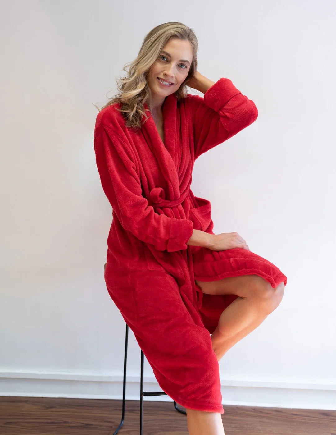 Women's Soft Micro Fleece Bathrobe - Image 11