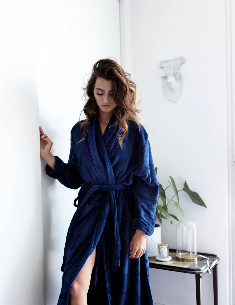 Women's Soft Micro Fleece Bathrobe - Image 17
