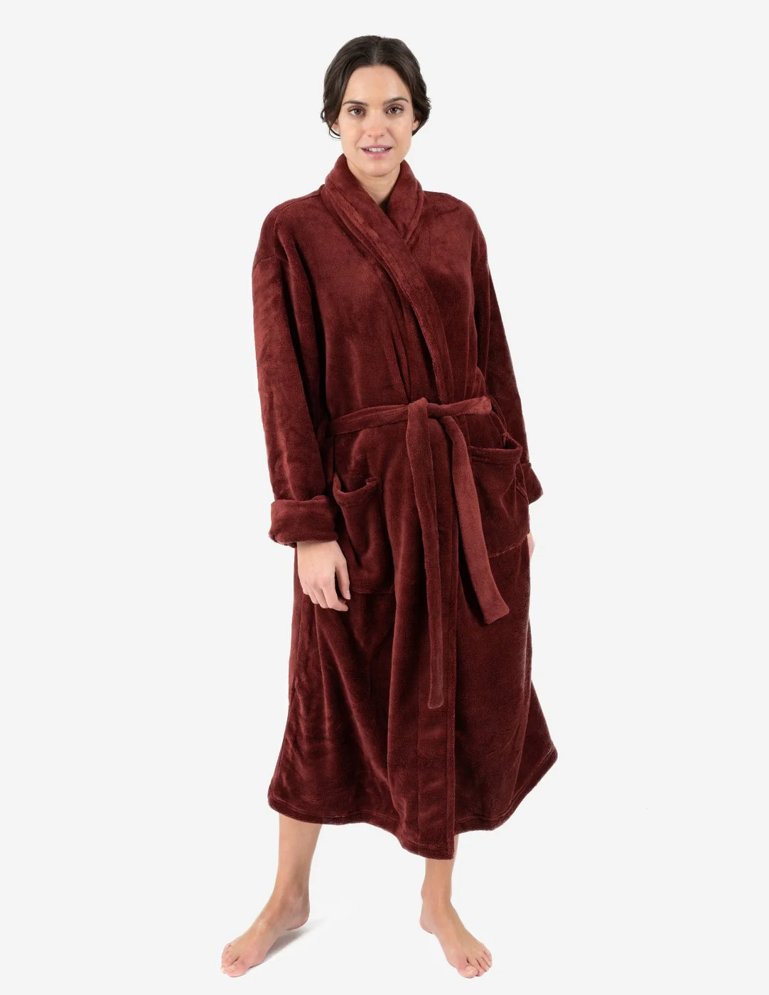 Women's Soft Micro Fleece Bathrobe - Image 20