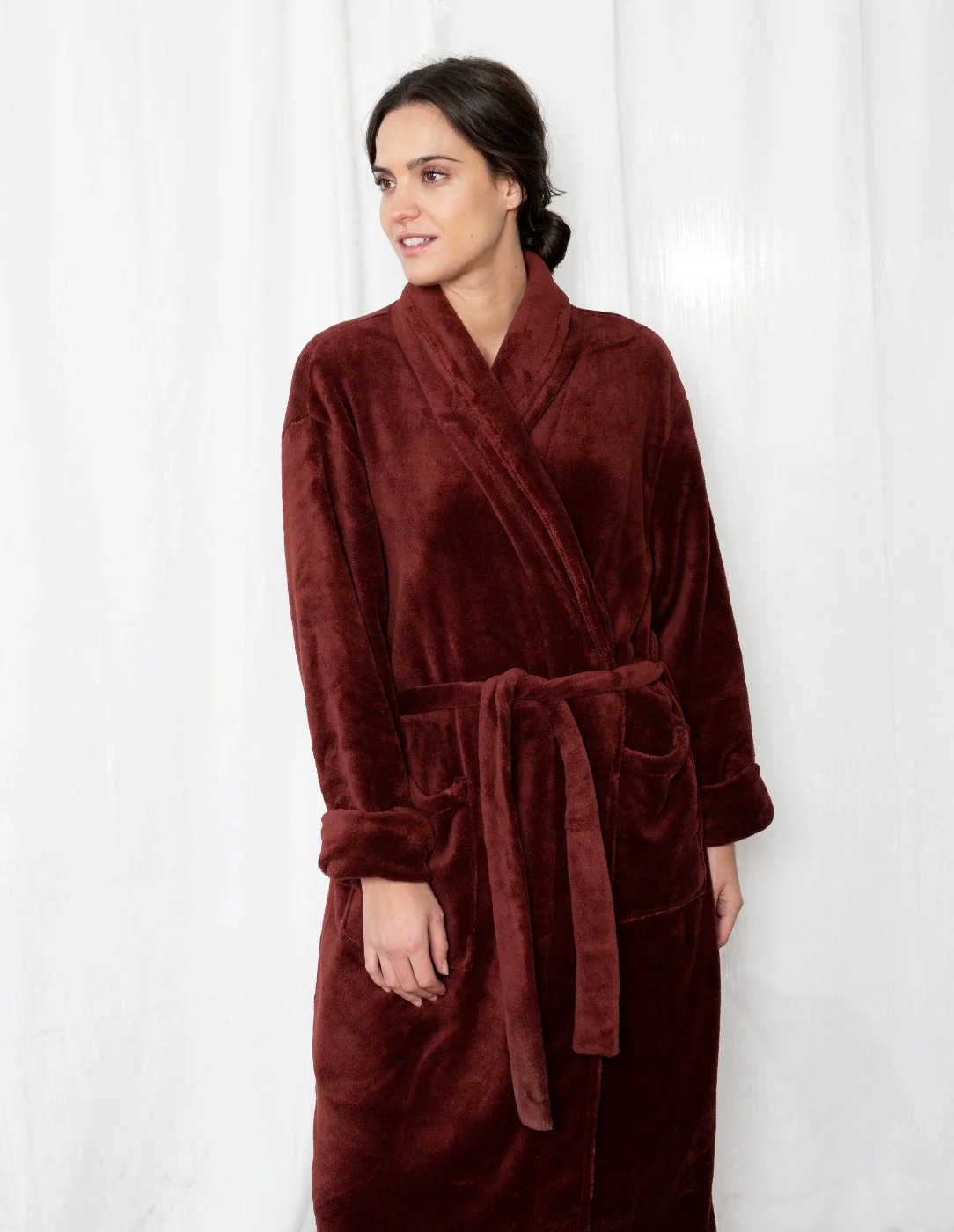 Women's Soft Micro Fleece Bathrobe - Image 21