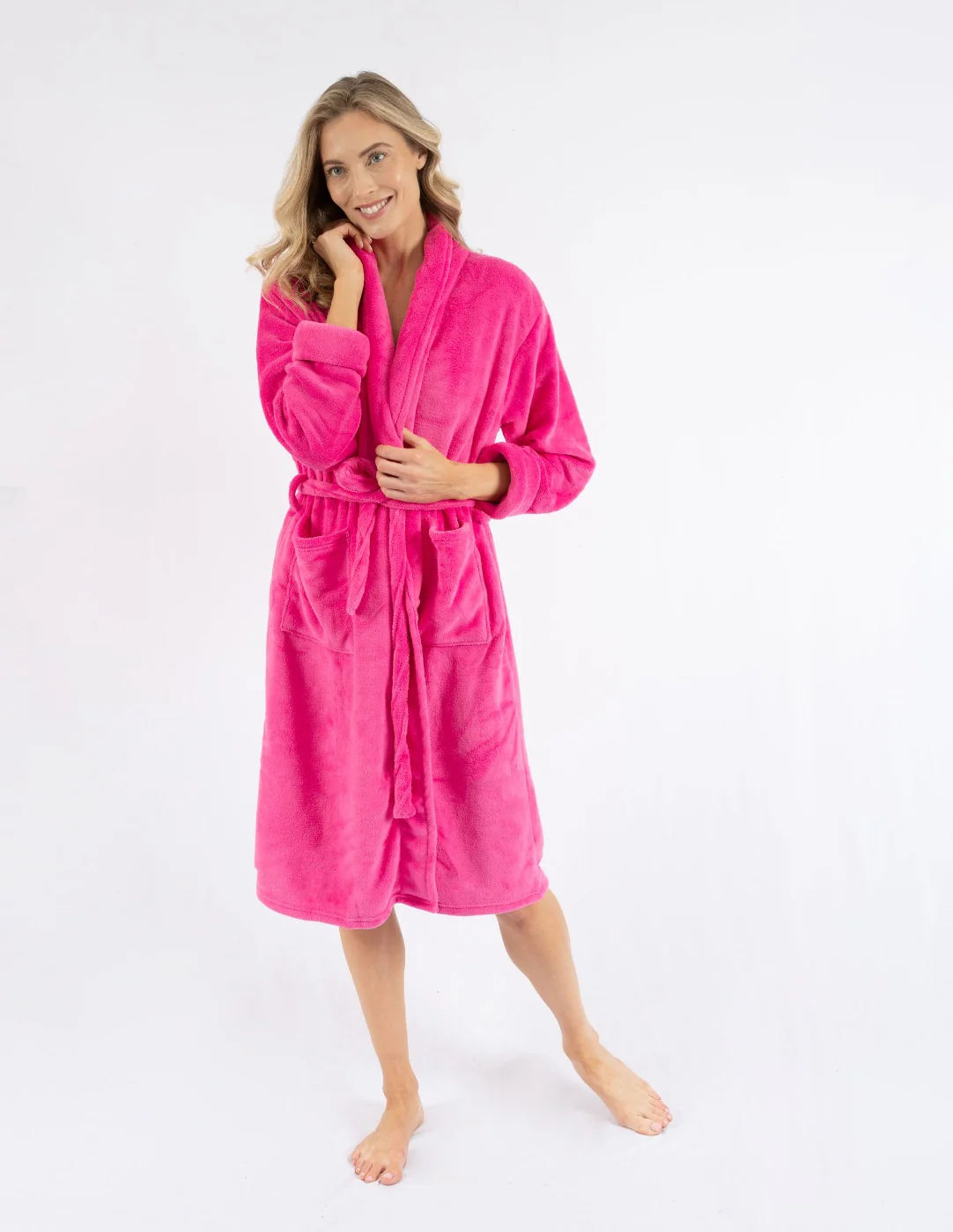 Women's Soft Micro Fleece Bathrobe - Image 23