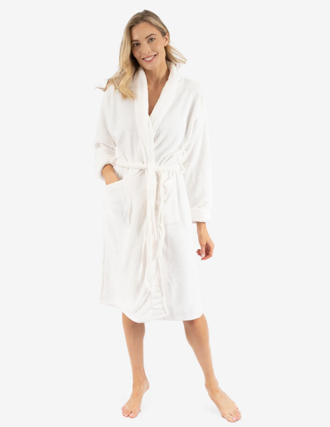 Women's Soft Micro Fleece Bathrobe - Image 27