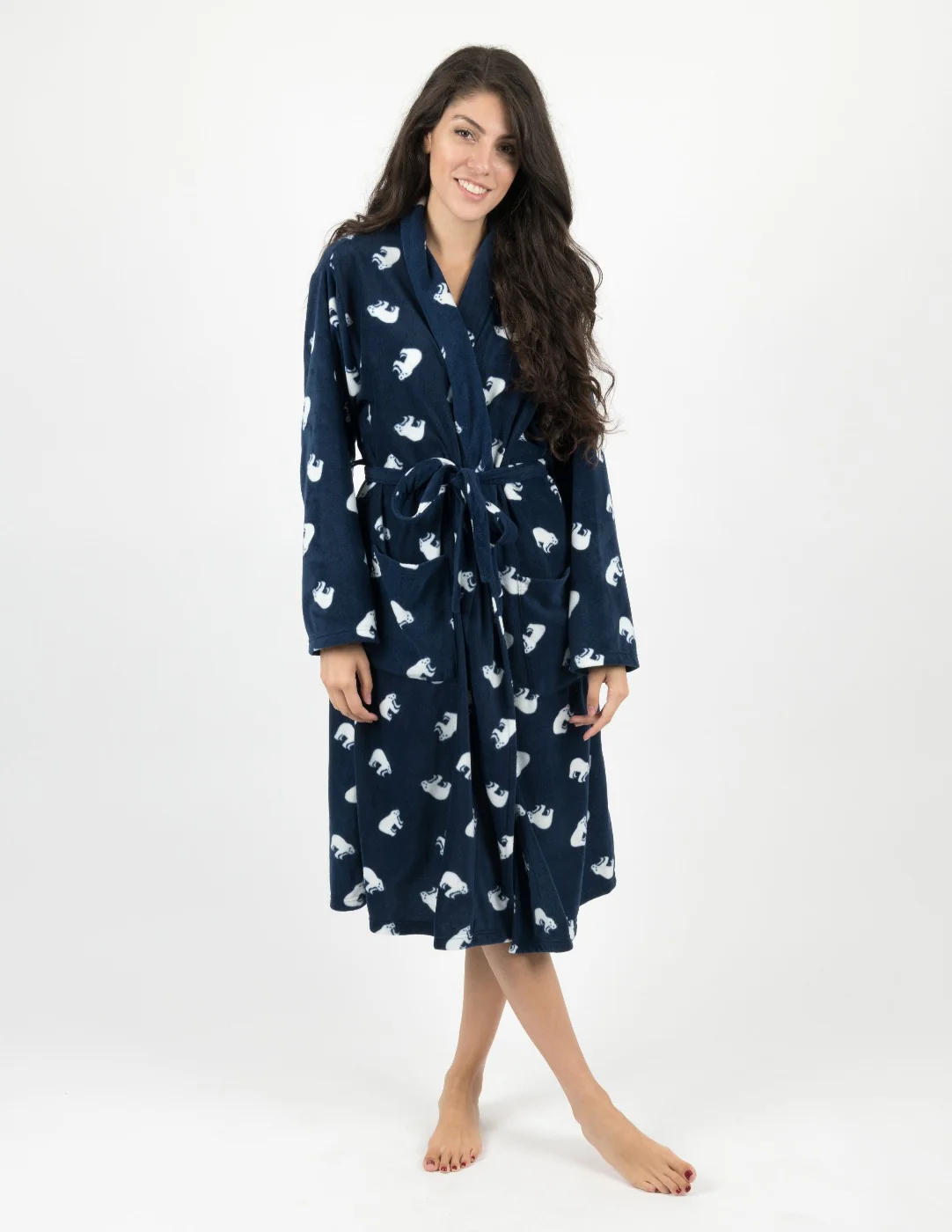 Women's Soft Micro Fleece Bathrobe - Image 5