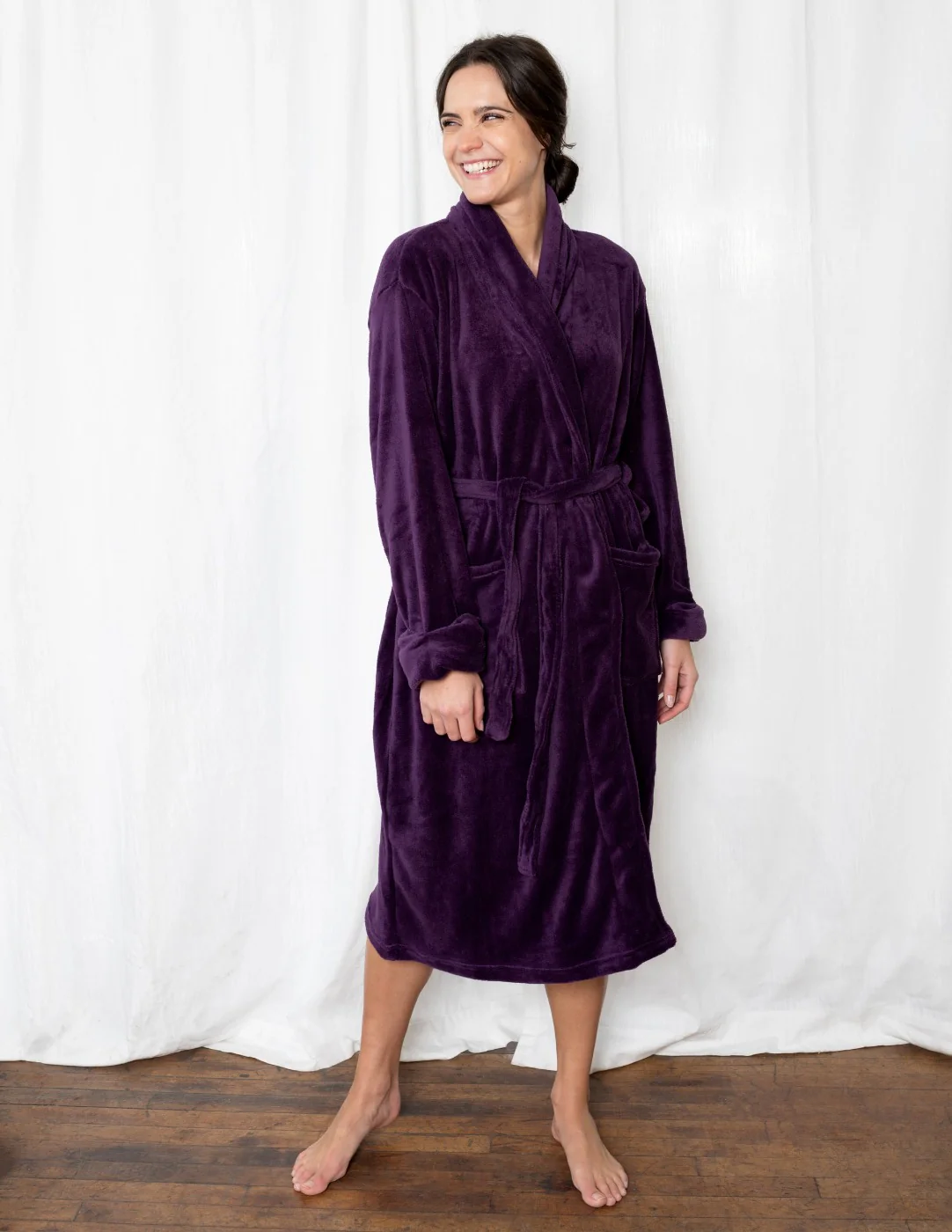 Women's Soft Micro Fleece Bathrobe - Image 8
