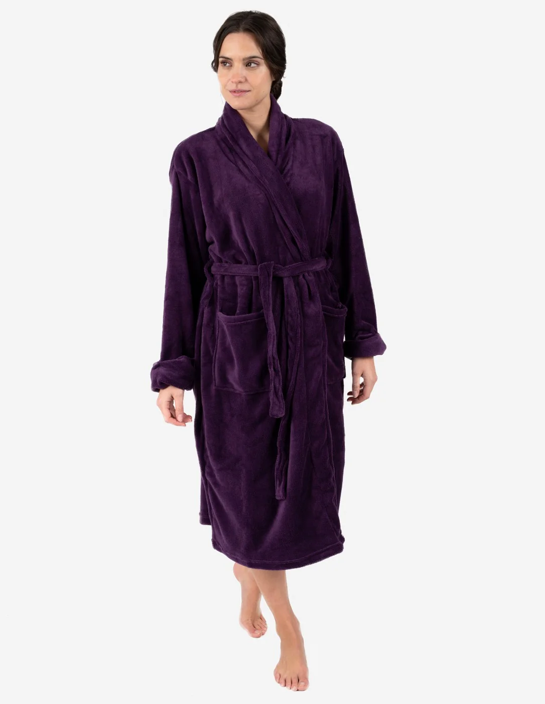 Women's Soft Micro Fleece Bathrobe - Image 9