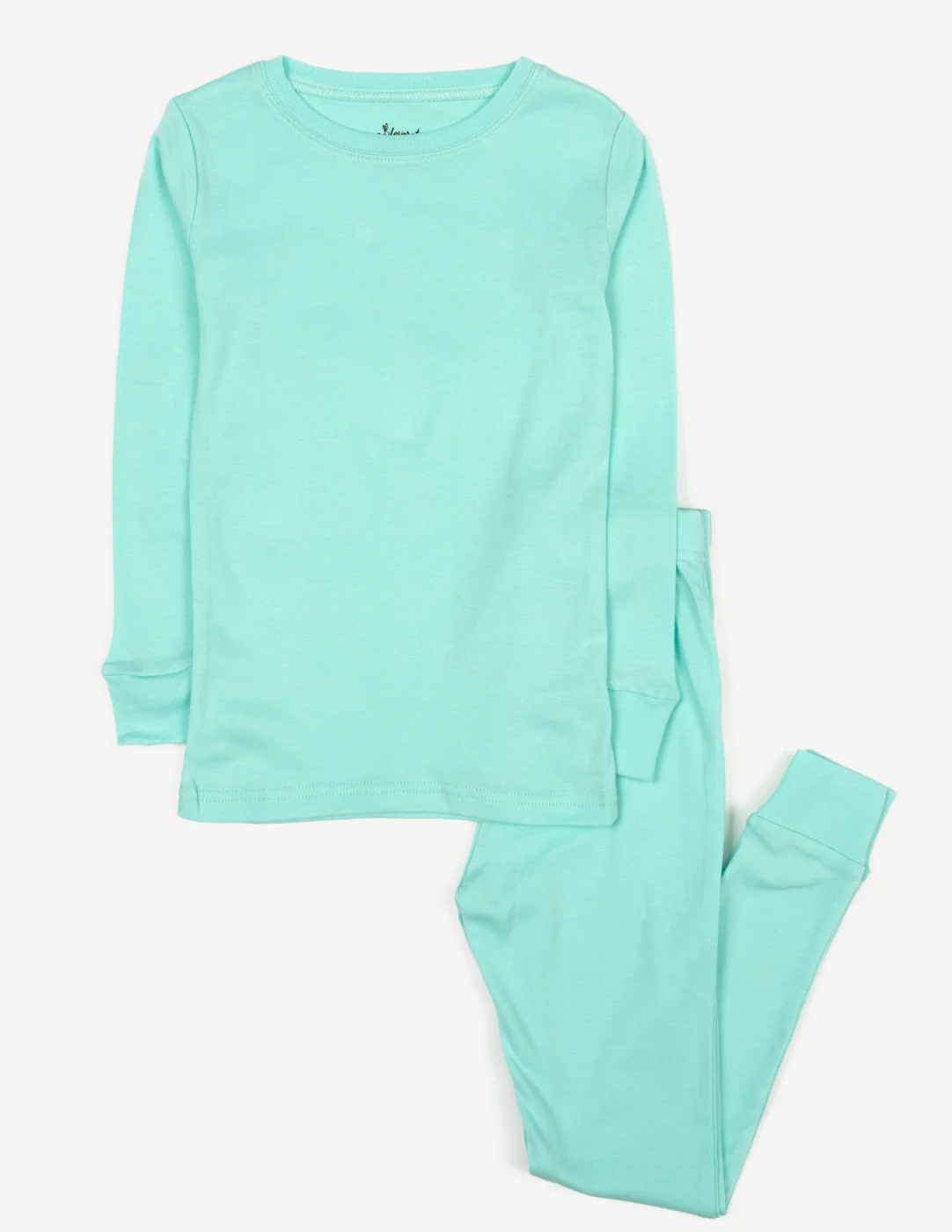 Solid Color Classic Cotton Pajamas - Image 16