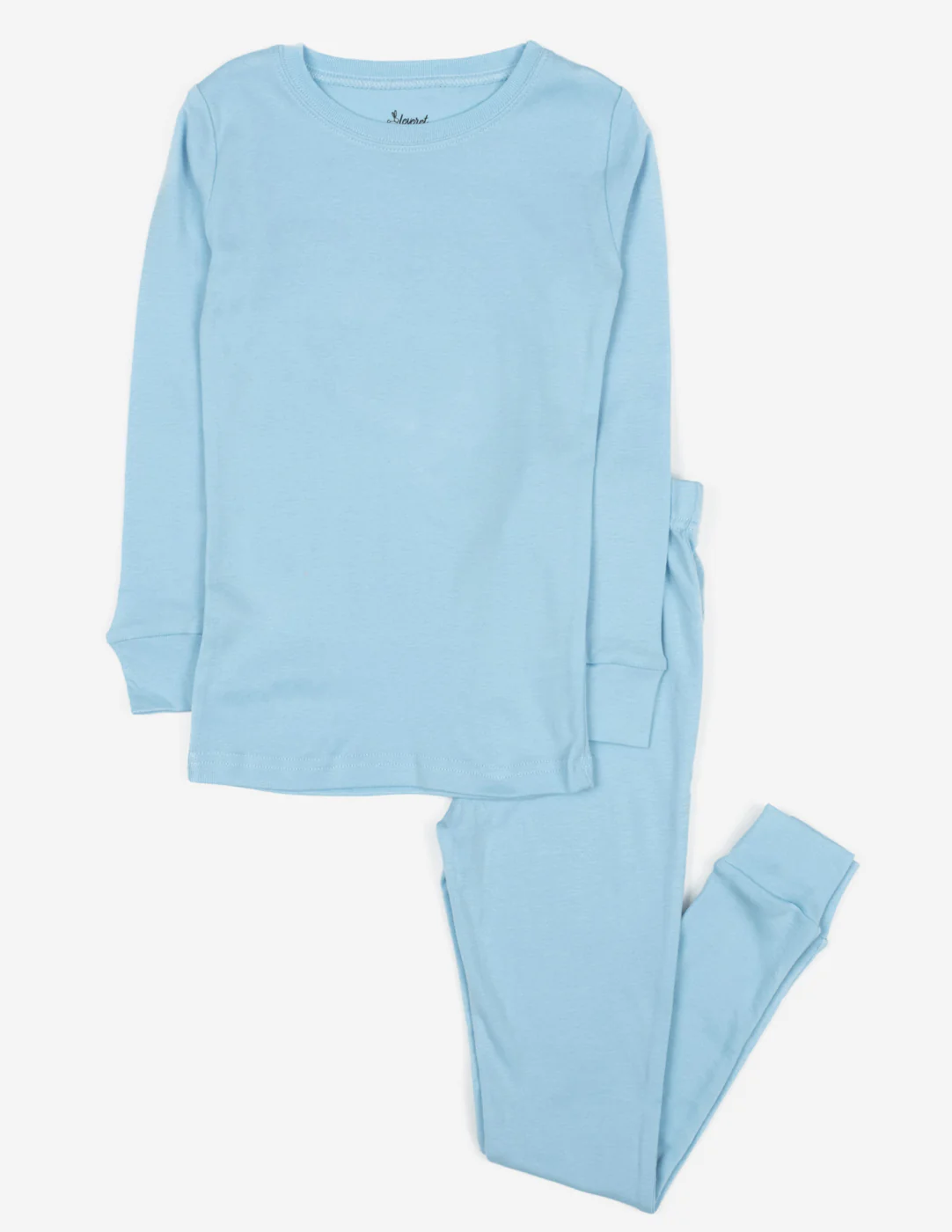 Solid Color Classic Cotton Pajamas - Image 19