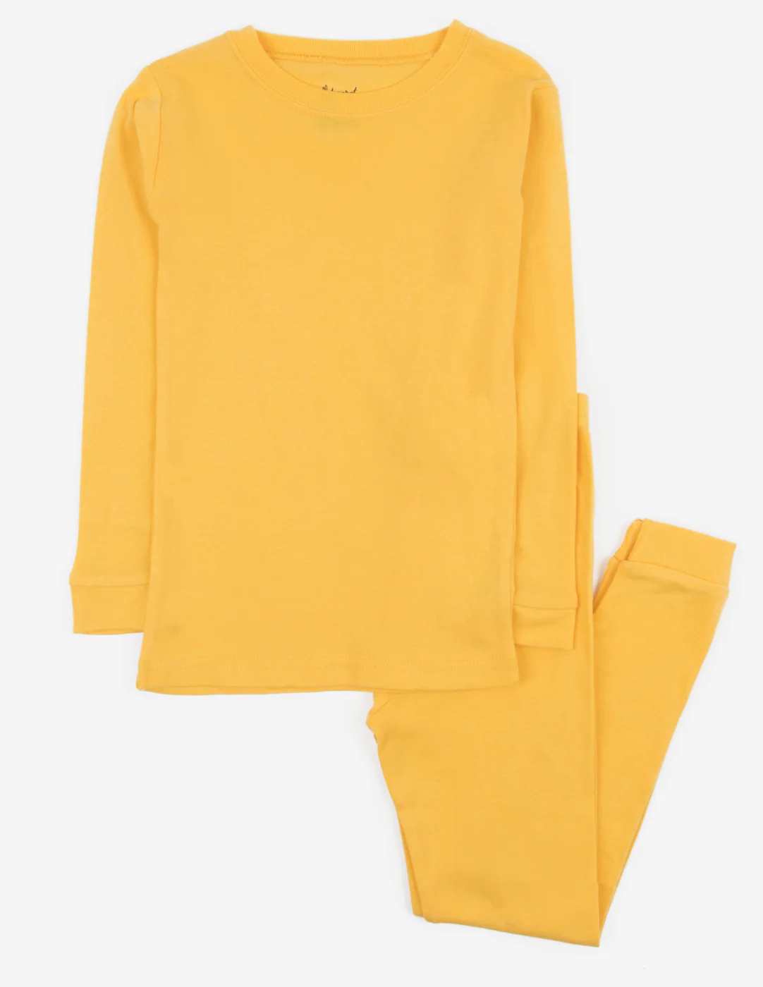 Solid Color Classic Cotton Pajamas - Image 2
