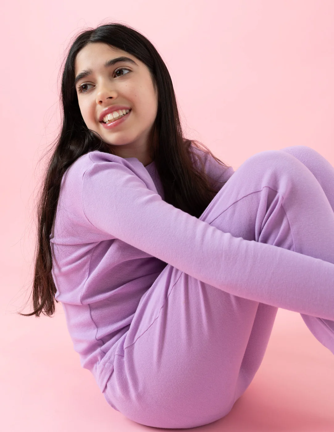 Solid Color Classic Cotton Pajamas - Image 22