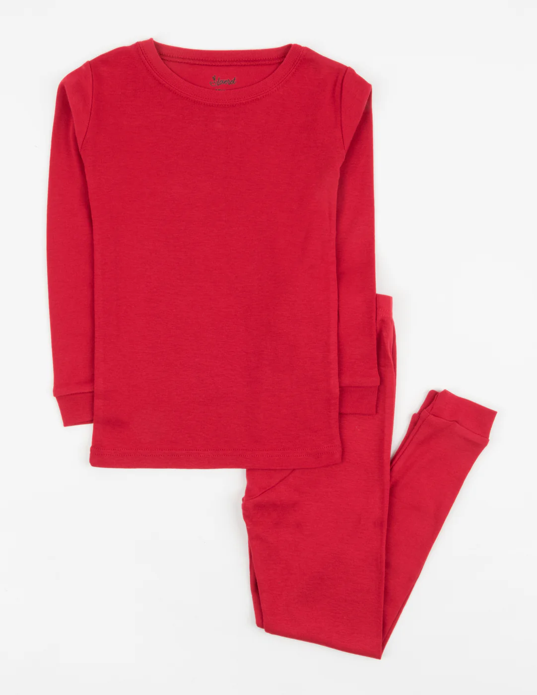 Solid Color Classic Cotton Pajamas - Image 4