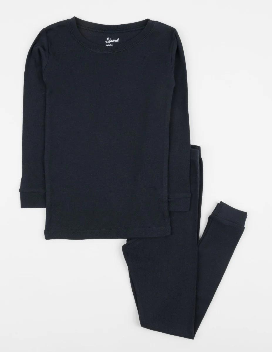 Solid Color Neutral Cotton Pajamas - Image 16