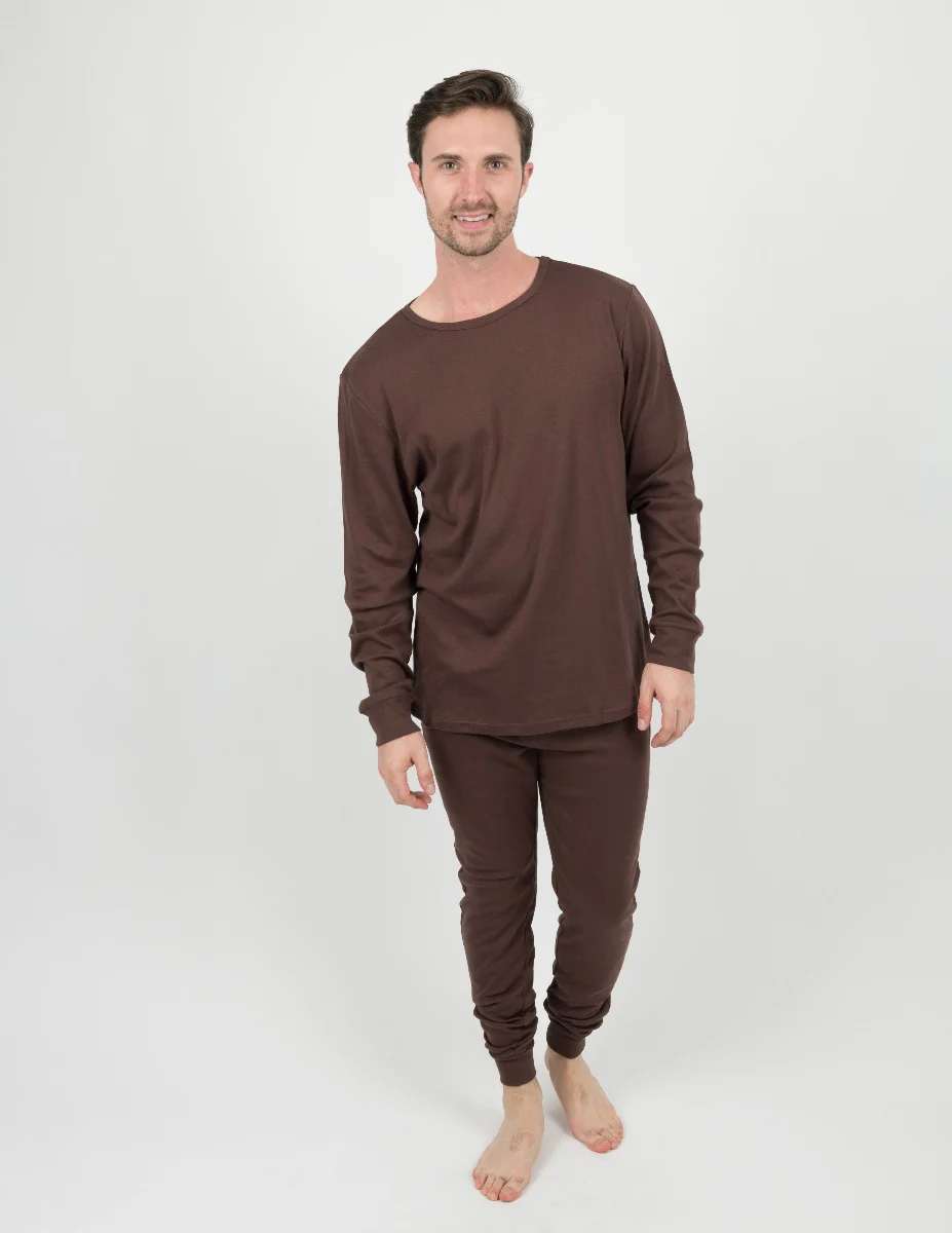Men's Solid Color Pajamas - Image 17