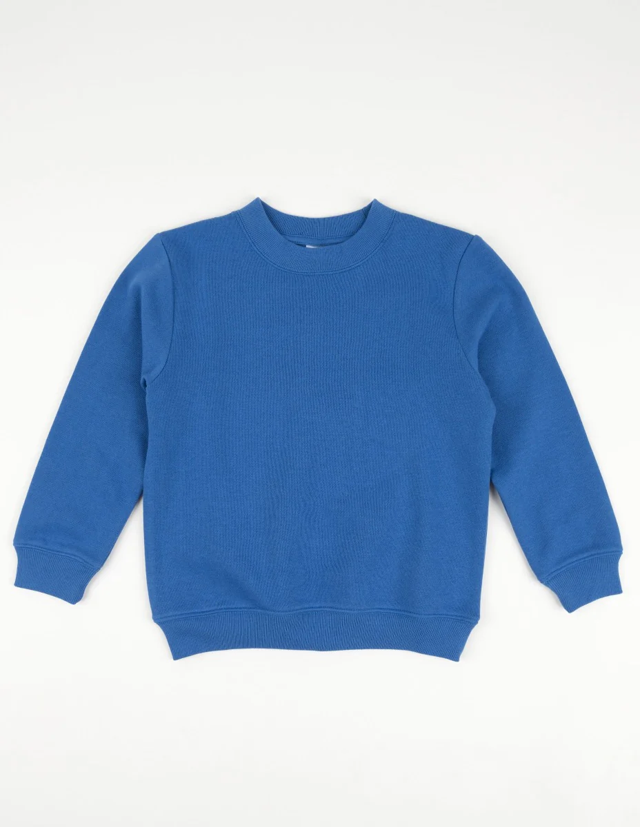 Classic Solid Color Pullover Sweatshirt - Image 11