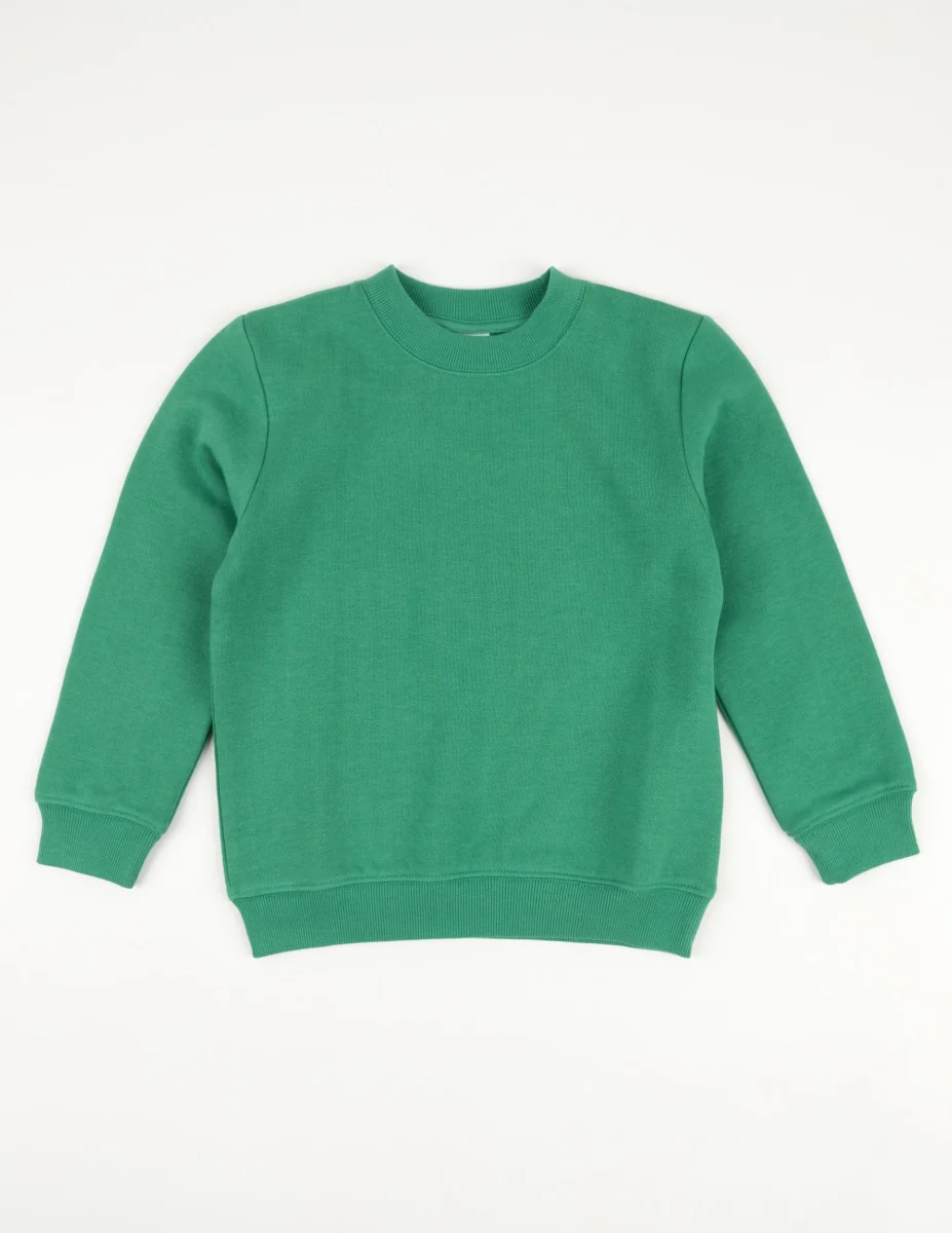 Classic Solid Color Pullover Sweatshirt - Image 4