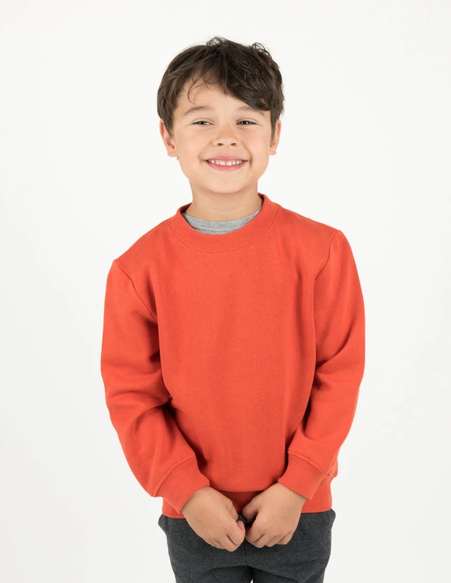 Classic Solid Color Pullover Sweatshirt - Image 5