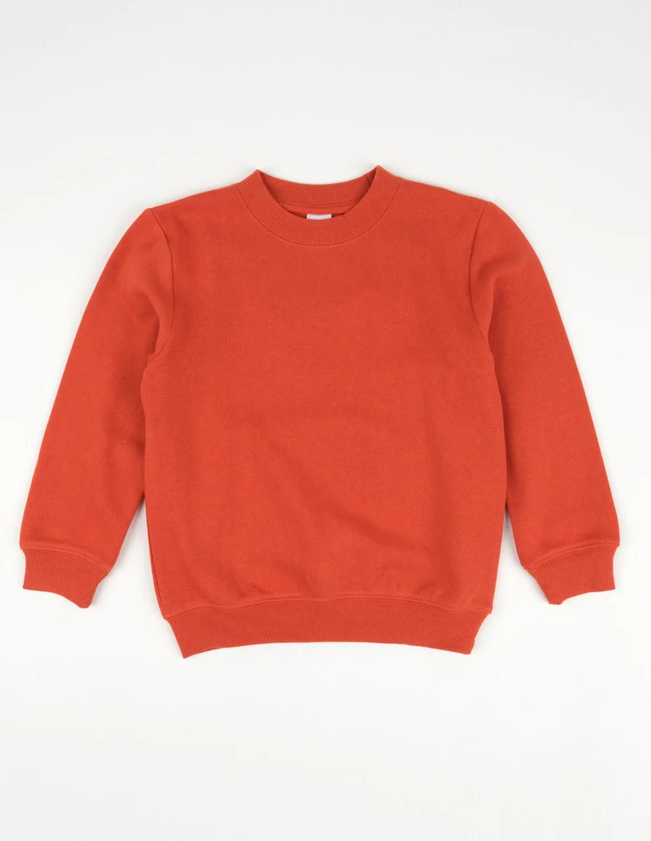 Classic Solid Color Pullover Sweatshirt - Image 6