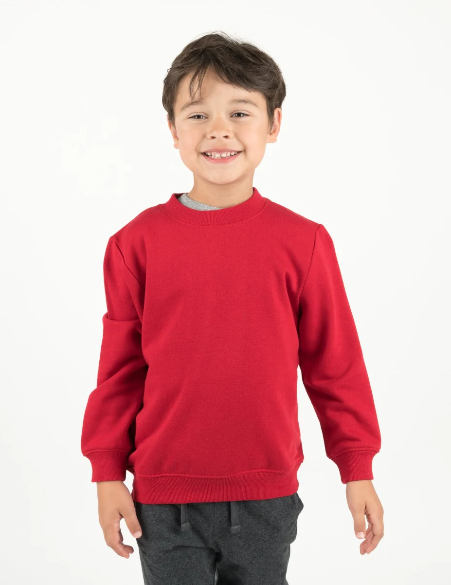 Classic Solid Color Pullover Sweatshirt - Image 8