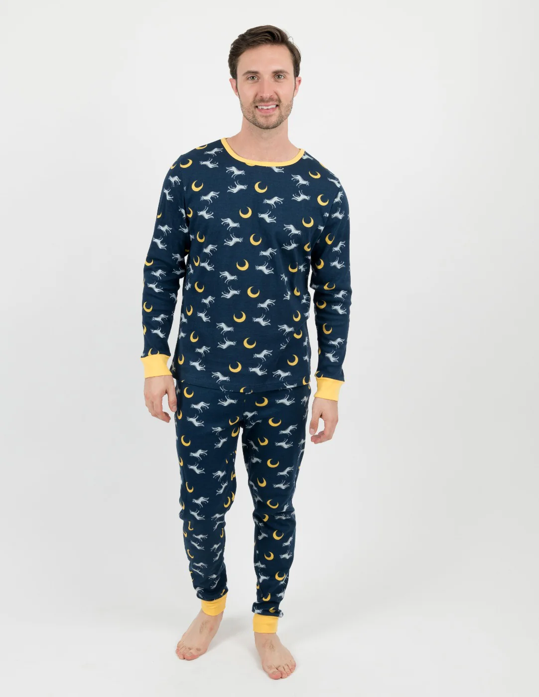Men's Wild Animals Cotton Pajamas - Image 2