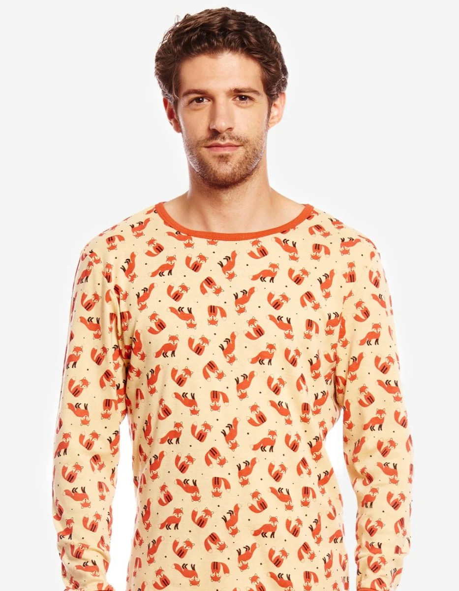 Men's Wild Animals Cotton Pajamas - Image 4