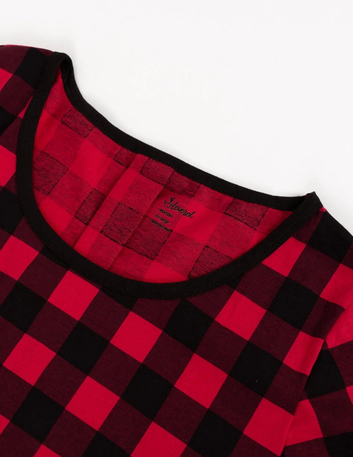 Women's Cotton Plaid Pajamas - Image 7