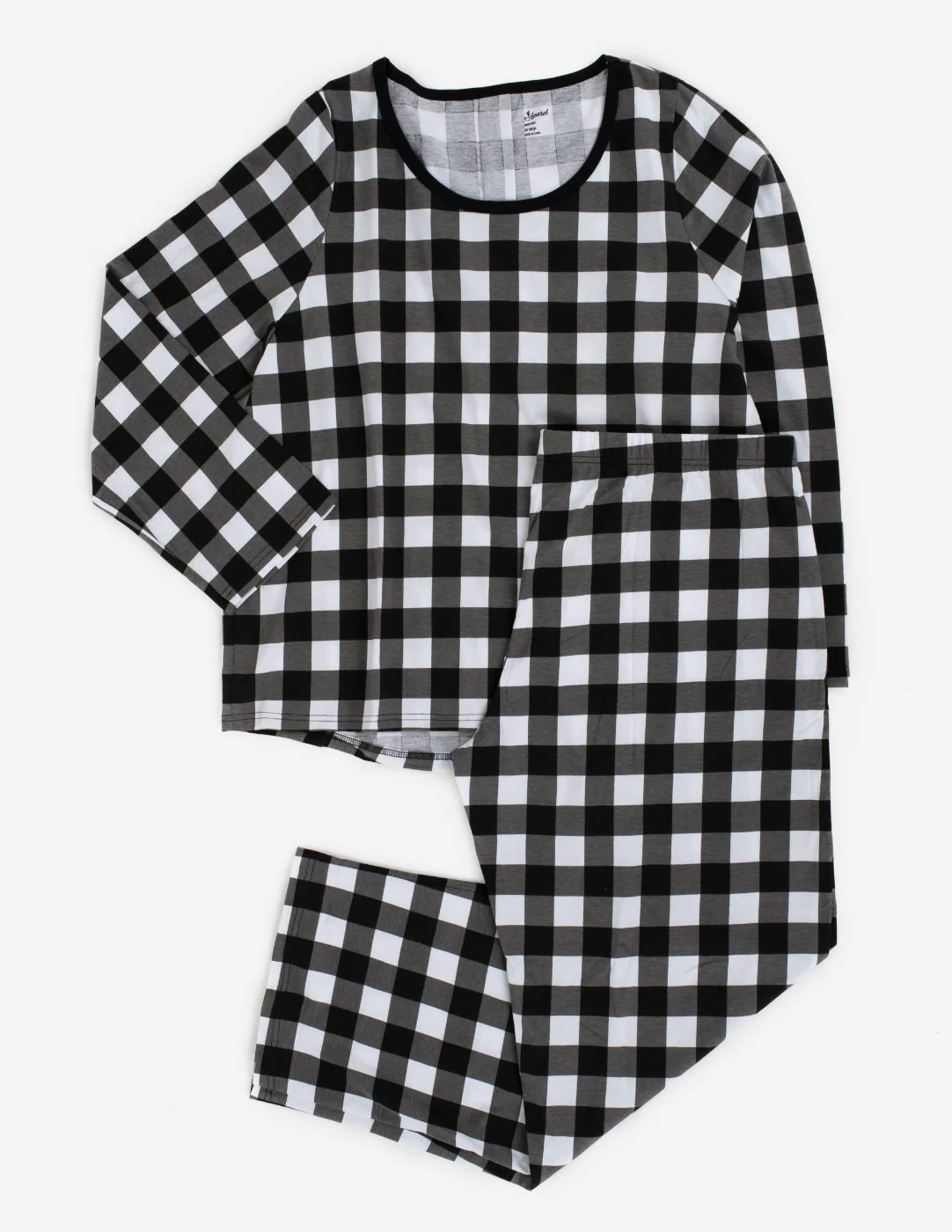 Women's Cotton Plaid Pajamas - Image 9
